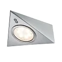 Paulmann LED Møbler Lampe PIR LED Skab armatur, sæt af 3, 3x2,8W, 12VA, 230V/12V, jern børstet
