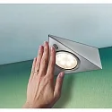 Paulmann LED Møbler Lampe PIR LED Skab armatur, sæt af 3, 3x2,8W, 12VA, 230V/12V, jern børstet