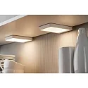 Paulmann LED Furniture luminaire VANE LED Under Cabinet luminaire, square, 2x6,7W, 15VA, 230V/12V, 105x140mm, white matt