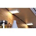 Paulmann LED Furniture luminaire VANE LED Under Cabinet luminaire, square, 2x6,7W, 15VA, 230V/12V, 105x140mm, white matt