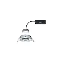 Paulmann Indbygningslampe LED Coin Slim, IP23, rund, 6,8W, sæt af 1 dæmpbar og drejelig, hvid