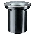 Paulmann Plug&Shine Gulvindbygningslampe IP67 6W 24V sølv drejelig