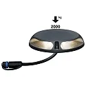 Paulmann Paulmann Plug&Shine Gulvlampe IP67 24V 3000K antracit dobbelt, betrædes, 2x 3W, 2x 350lm, 180° drejelig rækkevidde