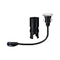 Paulmann Paulmann Plug&Shine Gulvindbygningslampe Floor Mini IP65 3x2,5W 55mm sølv, 3000K