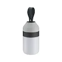 Bordlampe CLUTCH rund, Bluetooth styrbar, med USB-opladningsfunktion IP44, grå dæmpbar