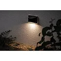 Paulmann Solar væglampe ELLIOT med lysstyrkesensor IP44, antracit 