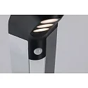 Paulmann Solar gulvlampe SOLEY med bevægelsesdetektor IP44, antracit 