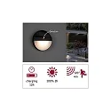 Paulmann LED Udendørs- / Væglampe ELOIS Sol lampe, 1W, 3000K, 50lm, IP44, antracit