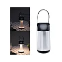 Batteri bordlampe CAPULINO LED med batteri IP44, antracit, gennemsigtig dæmpbar