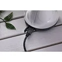 Paulmann battery table lamp CAPULINO LED dimmable, with accumulator IP44, anthracite, transparent dimmable