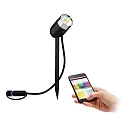 Paulmann Udendørs lampe LED PLUG&SHINE PIKE RGBW, ZigBee styrbar IP44, antracit dæmpbar