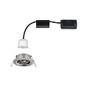 Paulmann Indbygningslampe NOVA MINI LED svingbar IP23, jern børstet  4W 310lm 2700K 38° 38° CRI >80