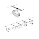 Rebsystem LED WIRE SYSTEMS CORDUO CIRCLE rund, sæt med 5, omskiftelig IP20