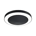 Udendørs loftlampe CIRCULA ZigBee styrbar IP44, antracit dæmpbar