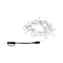 Paulmann Feelys PLUG & SHINE LIGHT CHAIN 5 kort IP44, sort dæmpbar