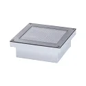 Paulmann Gulvindbygningslampe BRICK 100X100MM tilgængelig, ZigBee styrbar, insektvenlig IP67, rustfrit stål