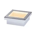Paulmann Gulvindbygningslampe BRICK 100X100MM tilgængelig, ZigBee styrbar, insektvenlig IP67, rustfrit stål
