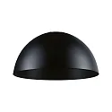LED systemlampe ULine PENDEL BOL Ø 30CM stiv, halvrund IP20, sort mat dæmpbar