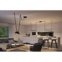 Paulmann LED systemlampe ULine PENDEL BOL Ø 30CM stiv, halvrund IP20, sort mat dæmpbar