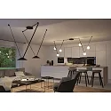 Paulmann LED systemlampe ULine PENDEL CONE Ø 35CM flad, stiv, konisk IP20, sort mat dæmpbar
