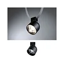 Paulmann LED system luminaire ULine SPOT RONDE Ø 8.5CM cardanic swivelling IP20, black matt dimmable