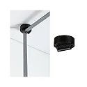 Paulmann strap holder ULine - STRAP HOLDER round, isolated, mechanical, universal, black matt
