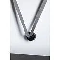 Paulmann strap holder ULine - STRAP HOLDER round, isolated, mechanical, universal, black matt
