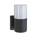 Paulmann Udendørs wall luminaire TUBS cylindrisk, omskiftelig E27 IP44, grå, mat