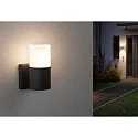 Paulmann Udendørs wall luminaire TUBS cylindrisk, omskiftelig E27 IP44, grå, mat