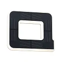 Belyst husnummer IP44, sort 