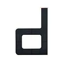 Paulmann Belyst husnummer IP44, sort 