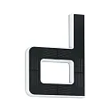 Paulmann Belyst husnummer IP44, sort 
