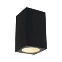 outdoor wall luminaire FLAME UP OR DOWN 1 flame, square, switchable, insect friendly IP44, anthracite 