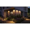Paulmann outdoor wall luminaire CAPEA switchable, insect friendly IP44, anthracite 