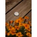 Paulmann Gulvindbygningslampe LED GOLD LIGHT RING Ø 5CM stiv, passabel, omskiftelig, insektvenlig IP67, aluminium børstet 