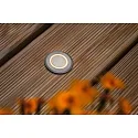Paulmann Gulvindbygningslampe LED GOLD LIGHT RING Ø 5CM stiv, passabel, omskiftelig, insektvenlig IP67, aluminium børstet 