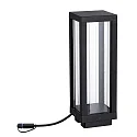Lanterne PLUG&SHINE CLASSIC RGBW, ZigBee styrbar LED IP44, antracit dæmpbar
