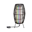 Paulmann Lys objekt PLUG&SHINE RGBW, ZigBee styrbar LED IP44, sort dæmpbar