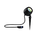 Jordspydslampe PLUG&SHINE KIKOLO RGBW LED IP65, antracit