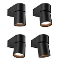 outdoor wall luminaire KIMU switchable, cardanic swivelling, insect friendly IP44, anthracite 