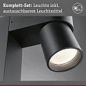 Paulmann bollard light KIMU 1 SPOT 1 flame, switchable, cardanic swivelling, insect friendly IP44, anthracite 