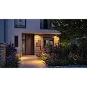 Paulmann Udendørs wall luminaire ZERENA med sensor, insektvenlig, havluftbestandig IP44, antracit 
