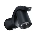 Udendørs wall luminaire CUFF PIR med sensor IP44, antracit, gennemsigtig 