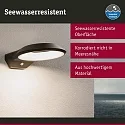 outdoor wall luminaire ANELA PIR with sensor, insect friendly, sea-air resistant IP44, anthracite 