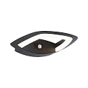 Udendørs wall luminaire ANELA PIR med sensor, havluftbestandig IP44, antracit 