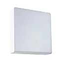 Paulmann outdoor wall luminaire AZALENA PIR with sensor IP44, transparent, white 