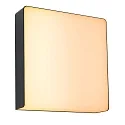 Udendørs wall luminaire AZALENA med sensor, ZigBee styrbar, insektvenlig IP44, antracit, gennemsigtig dæmpbar