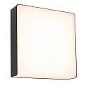 Paulmann Udendørs wall luminaire AZALENA med sensor, ZigBee styrbar, insektvenlig IP44, antracit, gennemsigtig dæmpbar