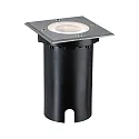 Paulmann floor recessed luminaire FLOOR RGBW square, ZigBee controllable IP67, black dimmable