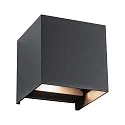Paulmann Udendørs wall luminaire CYBO RGBW RGBW, ZigBee styrbar LED IP44, antracit dæmpbar
